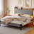 Alicia Upholstered Platform Bed-276131690-276131691