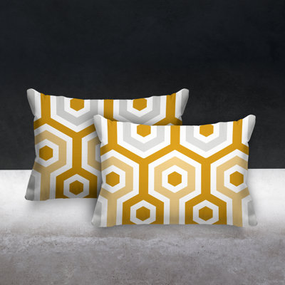 No Decorative Addition Outdoor Reversible Throw Pillow