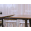 Accie Extendable Metal Base Dining Table