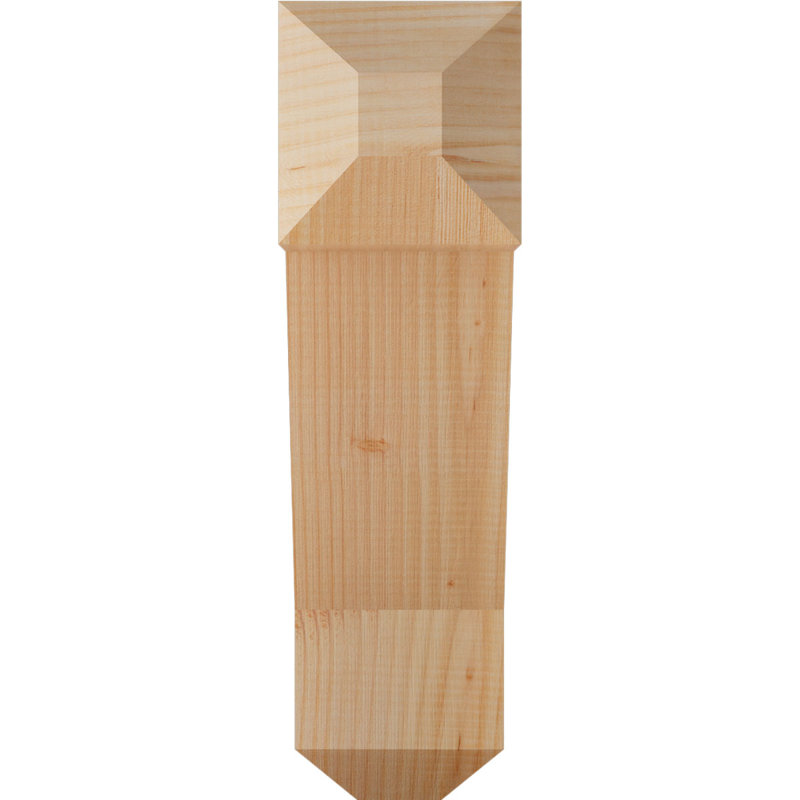 Support pour artisan traditionnel, H 22 po x l 5,5 po x P 18 po, Douglas (lisse)