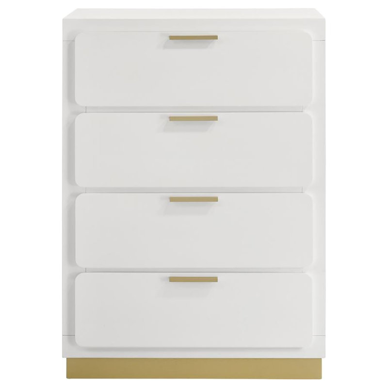 Jordan 4-drawer Chest, White