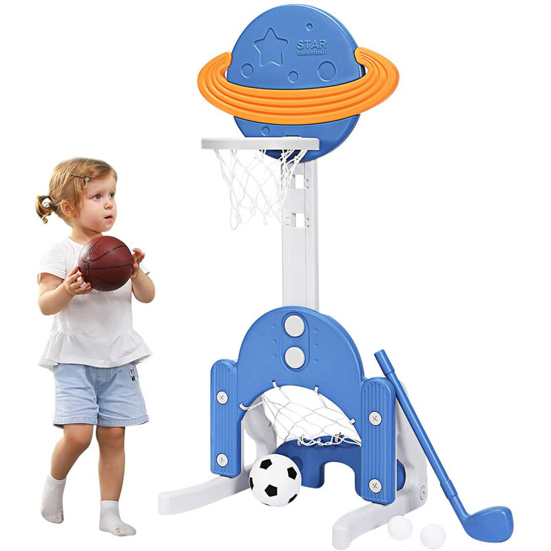 Freeport Park Jean Arcade Basketball Set, Blue