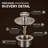 SUPPLYGIANT Lift and Turn Tub Drain Stopper, 1-1/2 Bathtub Drain Assembly, Nickel Plated Finish-118644451
