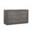 Thorne 6 Drawer Wide Dresser, Warm Gray Solid Wood Bedroom Storage-118123976