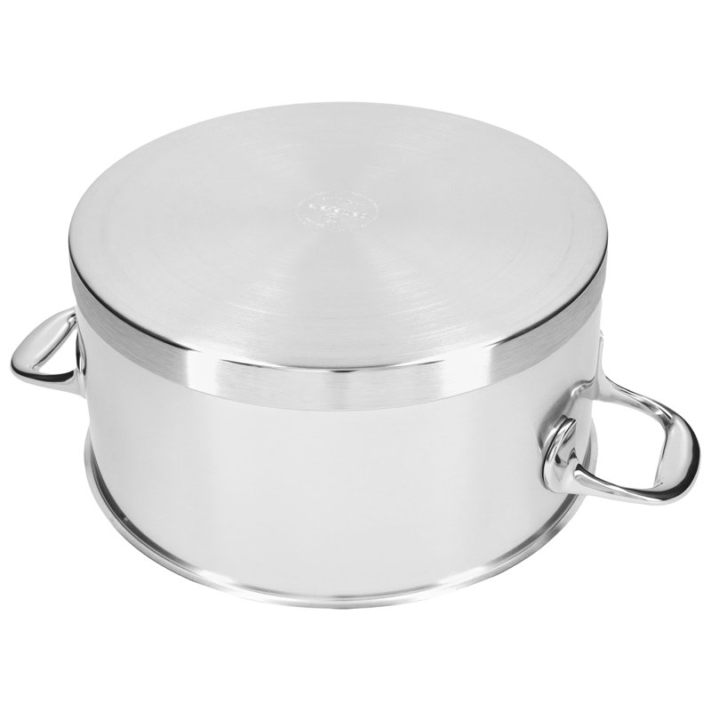 Demeyere Atlantis Non-Stick Stainless Steel Round Dutch Oven, 4.2 Qt.