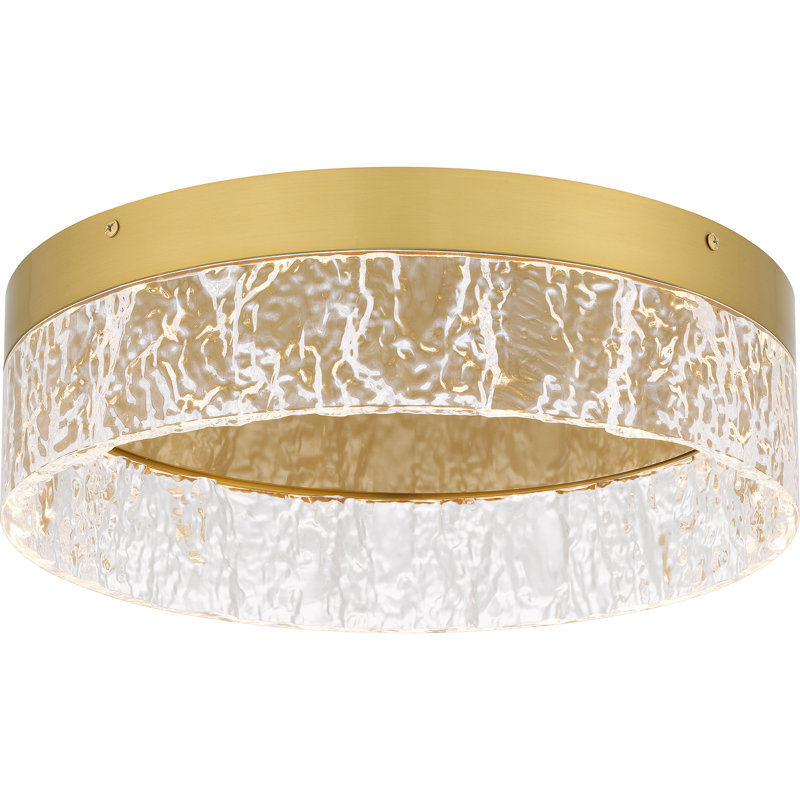 Caryssa Integrated LED Flush Mount, Gold