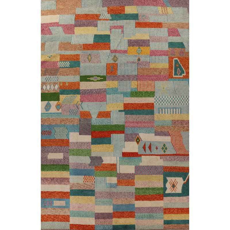 One-of-a-Kind 10'7'' X 13'7'' New Age Wool Area Rug in