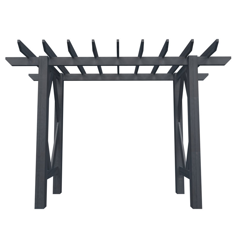 Summerwood Charcoal Black Cedar Garden Arbor