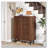 33.46" Storage Coffee Bar Cabinet With  2Doors & Shelves-148926092