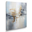 «Gold Memories On Faded Blue», art mural abstrait-106081436-106081437