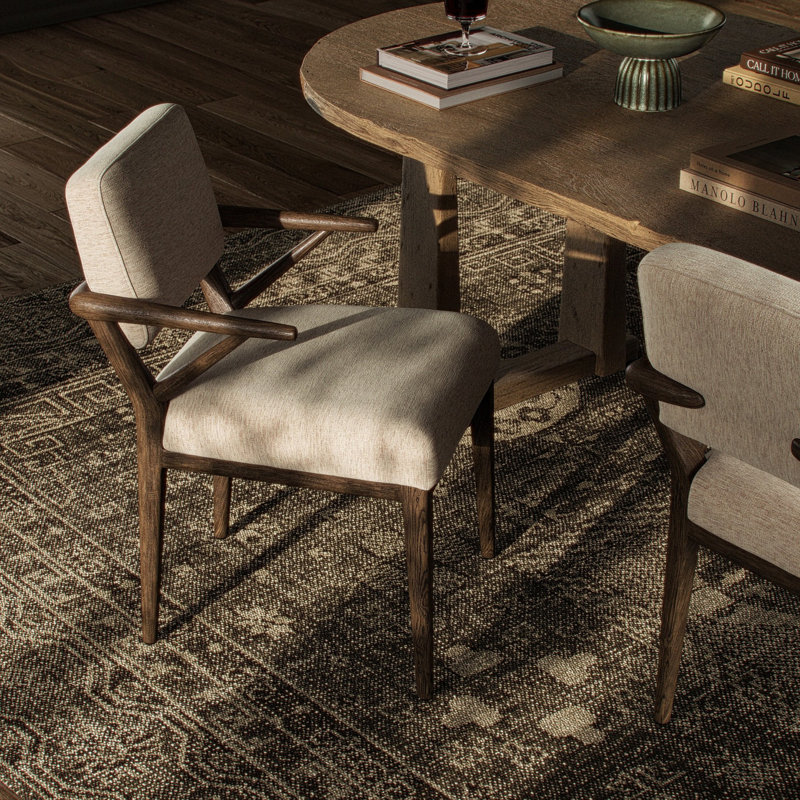 DEIDRE Upholstered Arm Chair, Fallingbrook Cafe