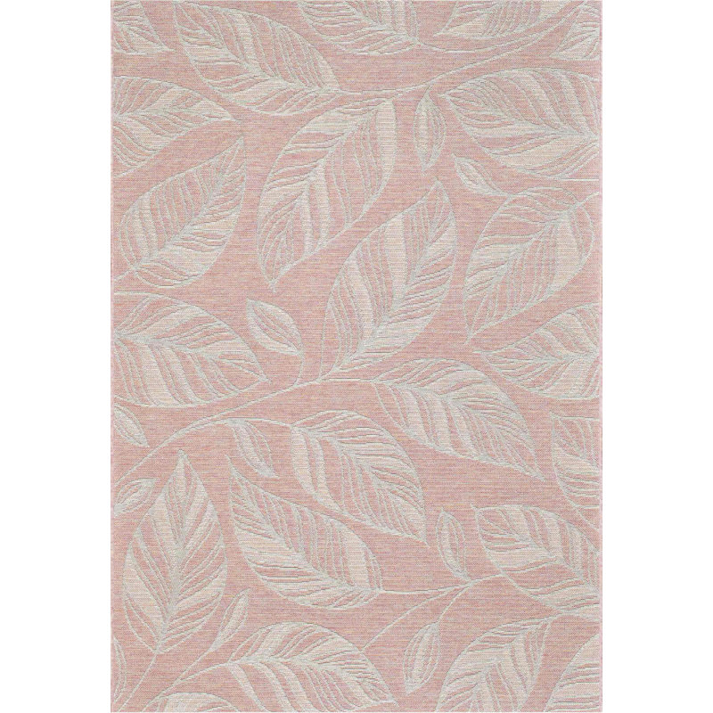Lorelai Floral Hand Woven Indoor / Outdoor Area Rug, Rectangle 80 x 150cm