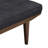 Grey And Oak Tufted Bench