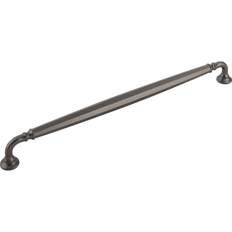 Barrow Bar pull, Ash Gray, 12" Center to Center