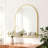 Tempered Glass and Aluminum Alloy Framed Decorative Wall Mirror-257386889-257386890