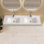 Lavabo de salle de bain mural 59,5 po
