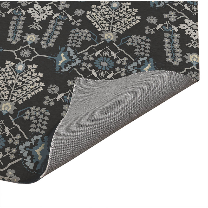 Paillasson Zoey, Gris anthracite, L 48 po x L 72 po