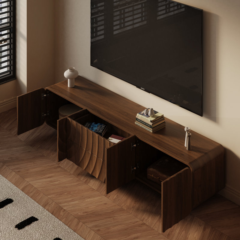Meuble télé Ripplewood, 70", Walnut