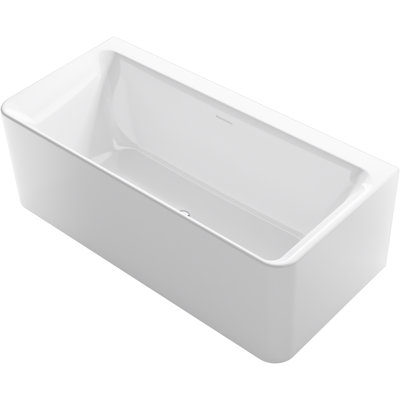 Unwind 67" x 32" Back-To-Wall Soaking Bathtub