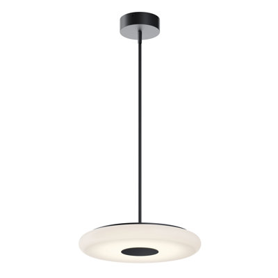 Luminaire suspendu 18 po à DEL June, 30 W, noir
