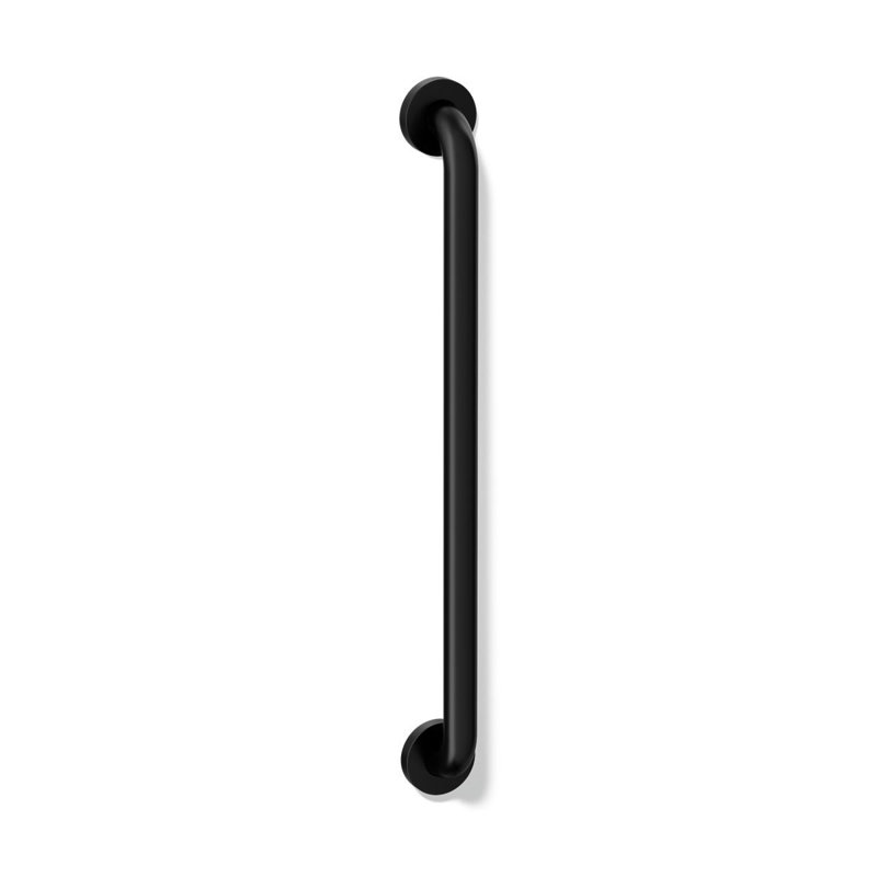 Barre d'appui contemporaine, Noir mat, L 24 po