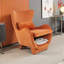 Chaise d'appoint Mid-Century adaptée aux animaux de compagnie avec revêtement en velours-1596875554