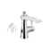 Moen Flara Motionsense Wave Touchless Single Handle Bathroom Sink Faucet with Drain Assembly