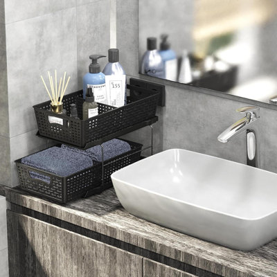 Tiroir coulissant / rangement sous le lavabo