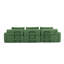 Canapé-lit modulaire convertible en L-2114064403