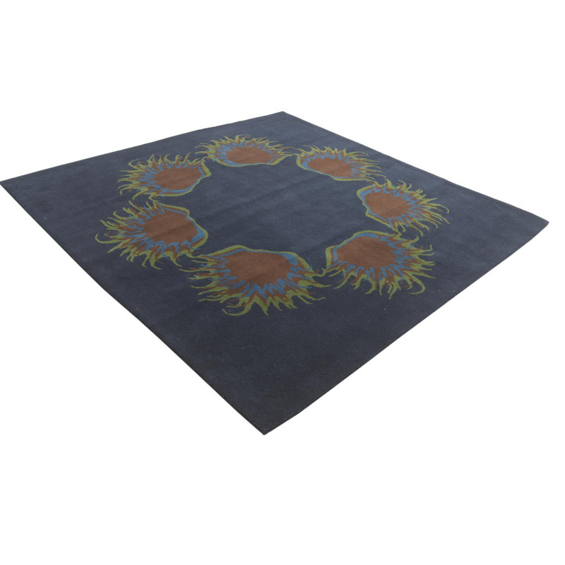Tapis bleu marine rectangulaire 7 pi Pineland