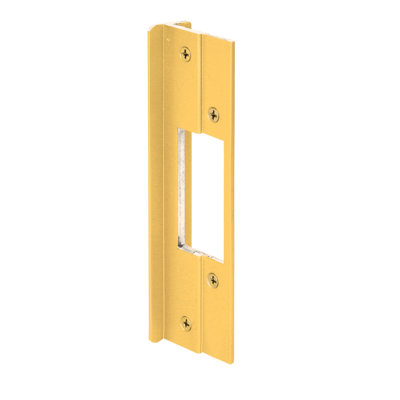 Gold Anodized Latch Bolt Guard Plate (Single Pack)