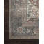 Tapis terre cuite / bleu / ivoire à motif oriental-523621210