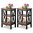 Twin Upholstered Bed With 2 Nightstands – Modern Bedroom Set-634201771