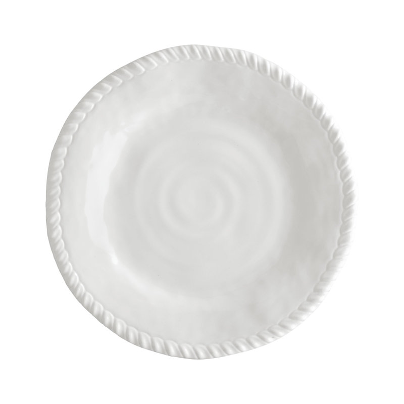 Atalissa 12 Piece Melamine Dinnerware Set, Service for 4, White