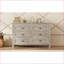 Armoire de rangement à 6 tiroirs Dressers | Gris antique | Panneau de particules-1872945091
