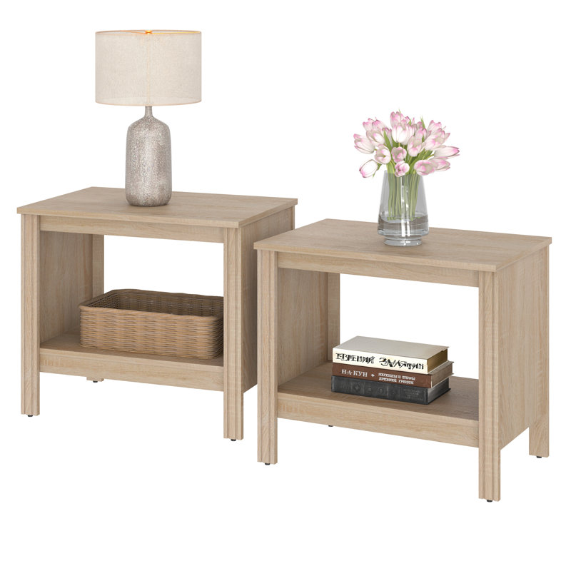 Plant Stands set of 2, Oak