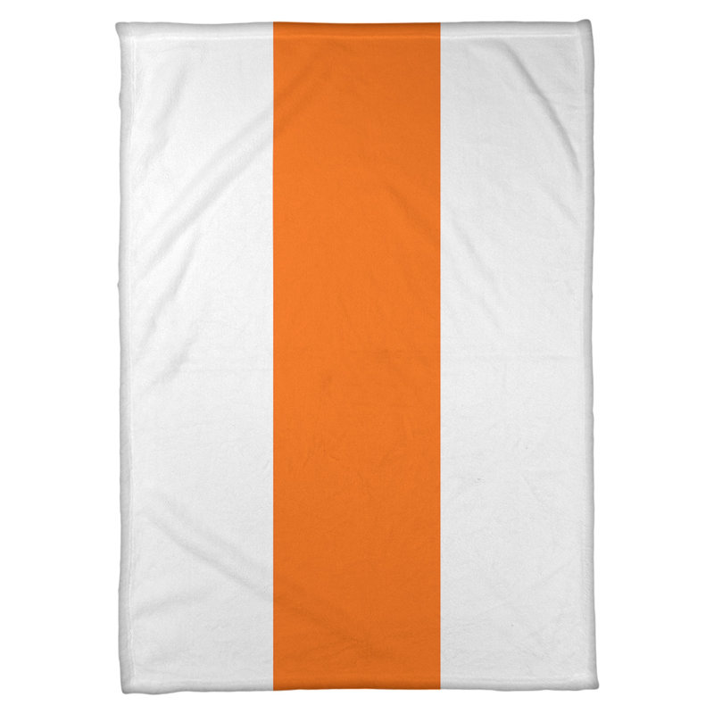 Quilted Throw Blanket, Miami Baseball, 60" W x 80" L, Red/Orange/Yellow