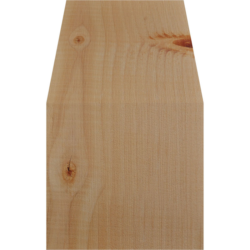 Attelle impériale du genou, Sapin de Douglas, Lisse, H 10 po x l 5,5 po x P 6 po