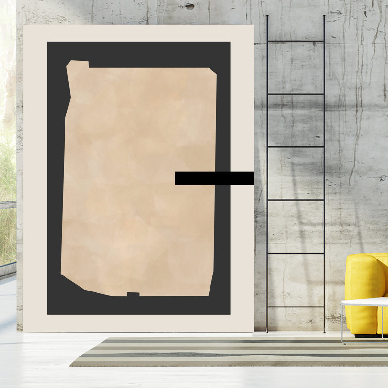 "Peinture abstraite beige" par Elena