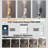 Medwin Stainless Steel LED Flush Mounted Sconce
