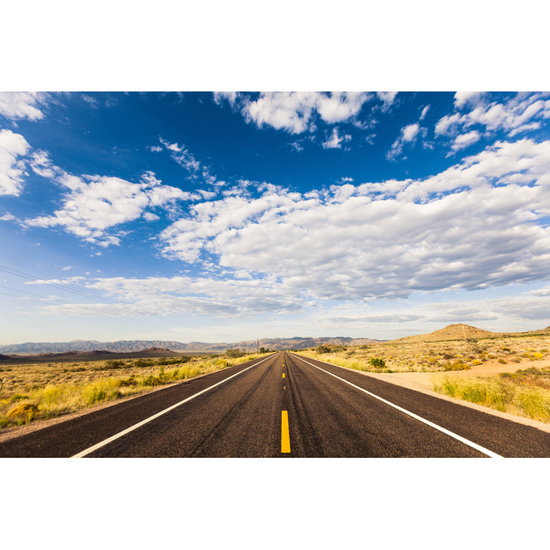 Route 66 par une journée ensoleillée par Lightkey, H 8 po x l 12 po