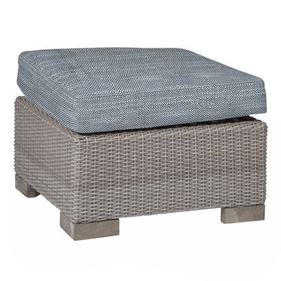 Club Outdoor Ottoman with Cushion