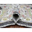 Tapis rond gris en laine noué à la main 9 pi 10 po x 9 pi 10 po FED5917623184D6A8B6CCD6EFACE705B
