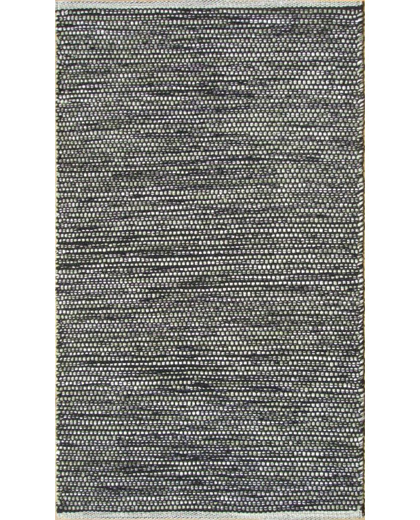 Tapis de zone grise tissé à la main Parker