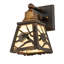 6" Wide Spruce Pine Wall Sconce