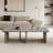 Extendable Coffee & Cocktail Tables, Gray MDF Modern Industrial Home Set