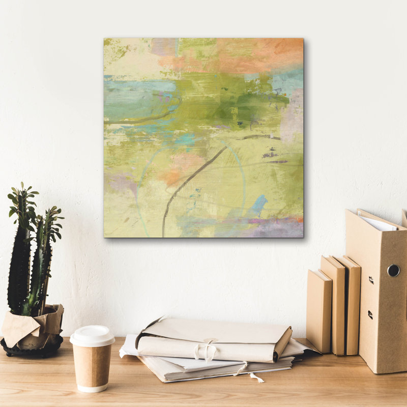 «Pond Reflections» par Suzanne Nicoll, art mural sur toile, 37 po x 37 po, H 18 po x l 18 po x P 0,75 po