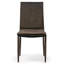 Chaise d'appoint en velours brun Ophelia