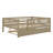 Wood Daybed With Trundle And Fence Guardrails-1255927859