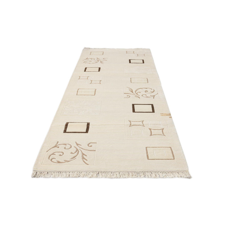 Tapis de couloir beige clair Judy
